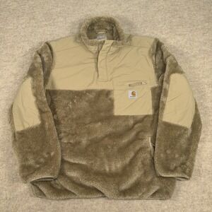 Carhartt WIP Work In Progress Jackson Sweat Jacket Brown Mens Size XL
